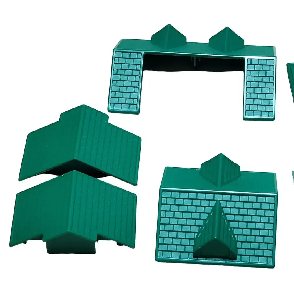 Lot of 6 Lincoln Logs Replacements Roof 1998 Hasbro Original Bundle